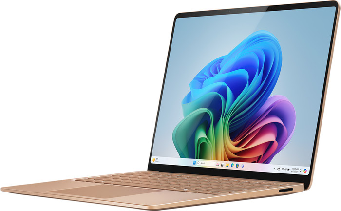 Microsoft Surface Laptop Copilot+ PC 13,8 Snapdragon X Plus / 16 Go / 512 Go Dune AZERTY côté droit