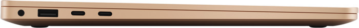 Microsoft Surface Laptop Copilot+ PC 13,8 Snapdragon X Plus / 16 Go / 512 Go Dune AZERTY côté gauche