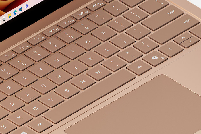 Microsoft Surface Laptop Copilot+ PC 13,8 Snapdragon X Plus / 16 Go / 512 Go Dune AZERTY détail