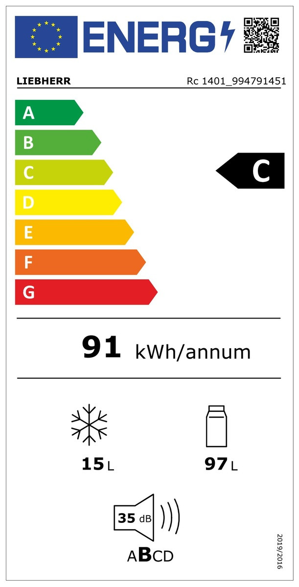 Liebherr Rc 1401-20 energy label