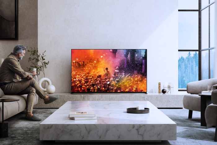Sony 75" Bravia 9 4K QLED XR Mini-led (2024) + Sony Bravia Theatre Bar 9 product in gebruik