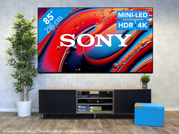 Sony 85 inches Bravia 9 4K QLED XR Mini-LED (2024) + Sony Bravia Theatre Bar 9 Black visual Coolblue 1