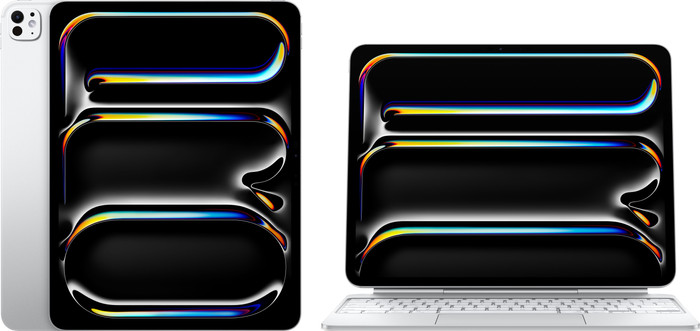 Apple iPad Pro (2024) 13 inch 256GB Wifi Zilver + Apple Magic Keyboard QWERTY Main Image
