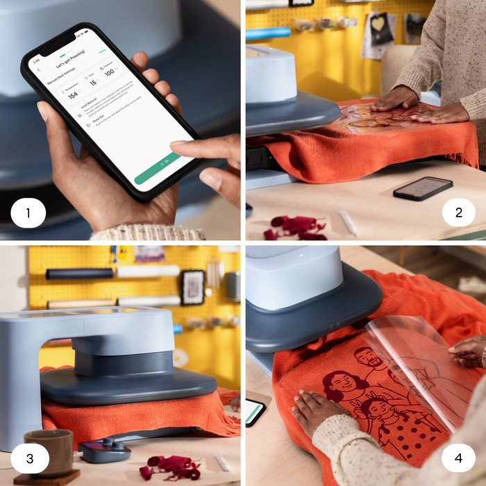Cricut AutoPress 2 product in gebruik