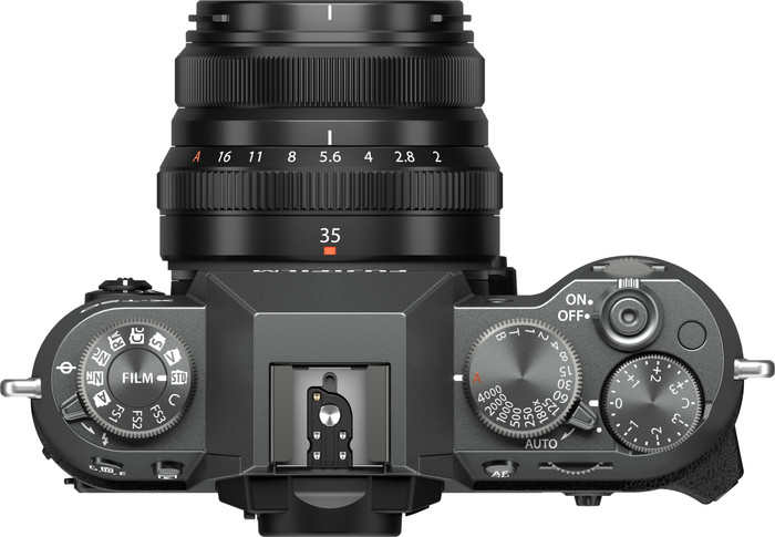 Fujifilm X-T50 Body Antraciet bovenkant
