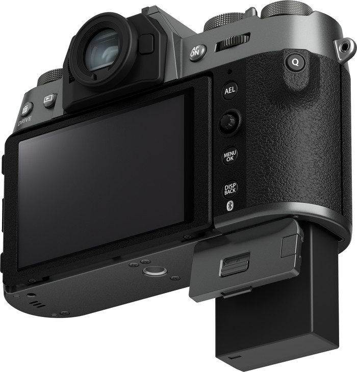 Fujifilm X-T50 Body Antraciet detail