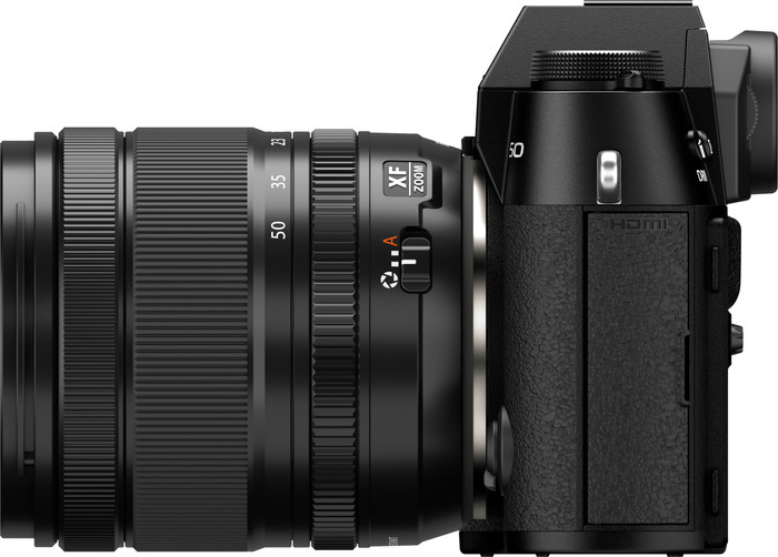 Fujifilm X-T50 Schwarz + XF 16-50mm f/2.8-4.8 R LM WR rechte seite