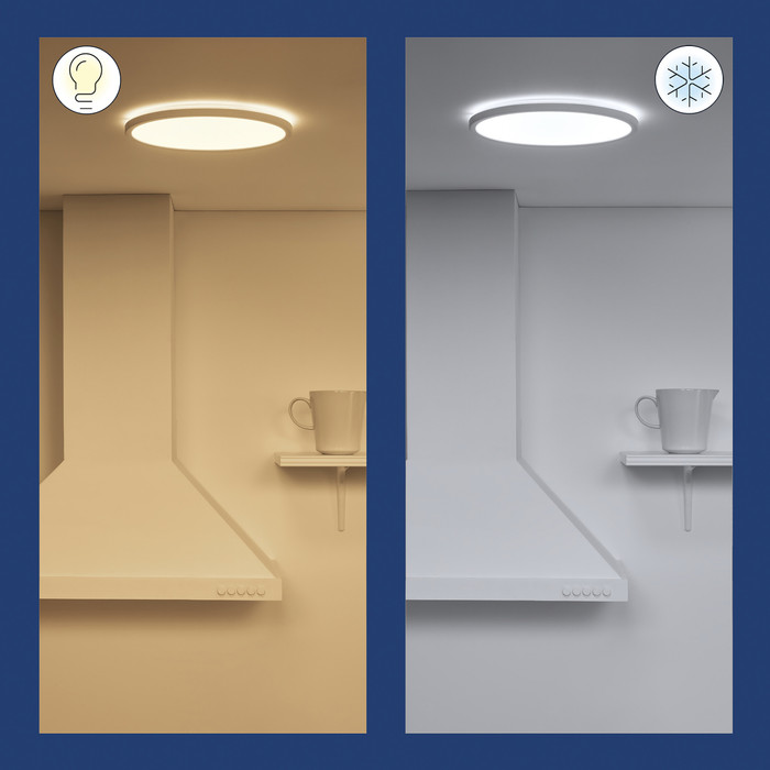 WiZ Ceiling Lamp SuperSlim - All Shades of White Light - White visual supplier