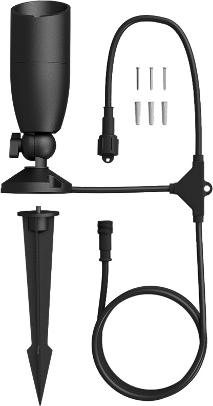 WiZ Ground spot light for outdoor - White and Colored Light - extension - Black accessory