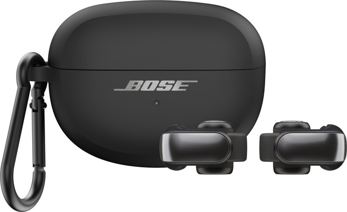 Silicone Storage Pouch for Bose Ultra Open Earbuds Black front