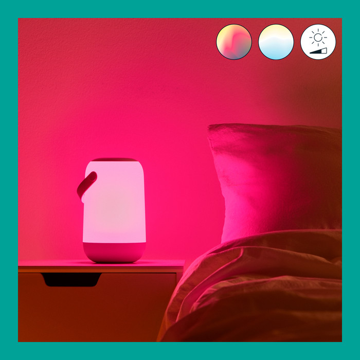 WiZ Draagbare tafellamp - Slimme LED-Verlichting - Gekleurd visual leverancier