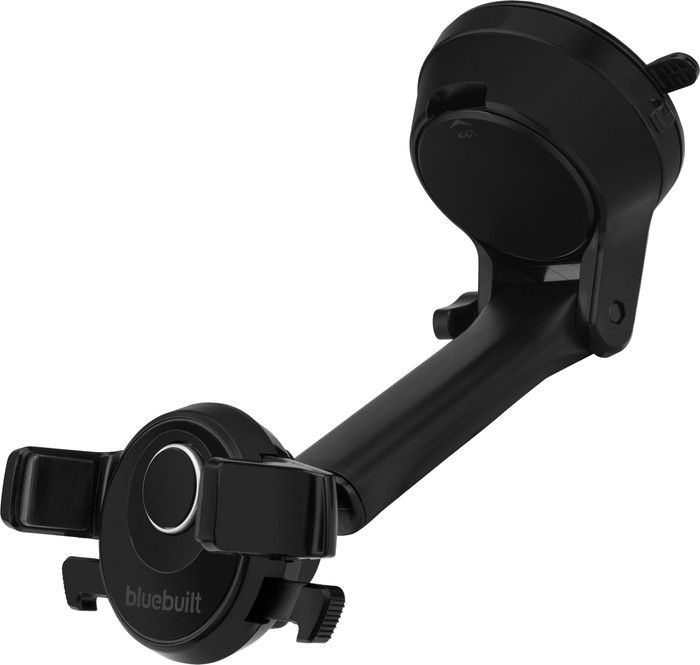 Universele Telefoonhouder Auto Dashboard - Sterke Zuignap, 360° Rotatie Zwart