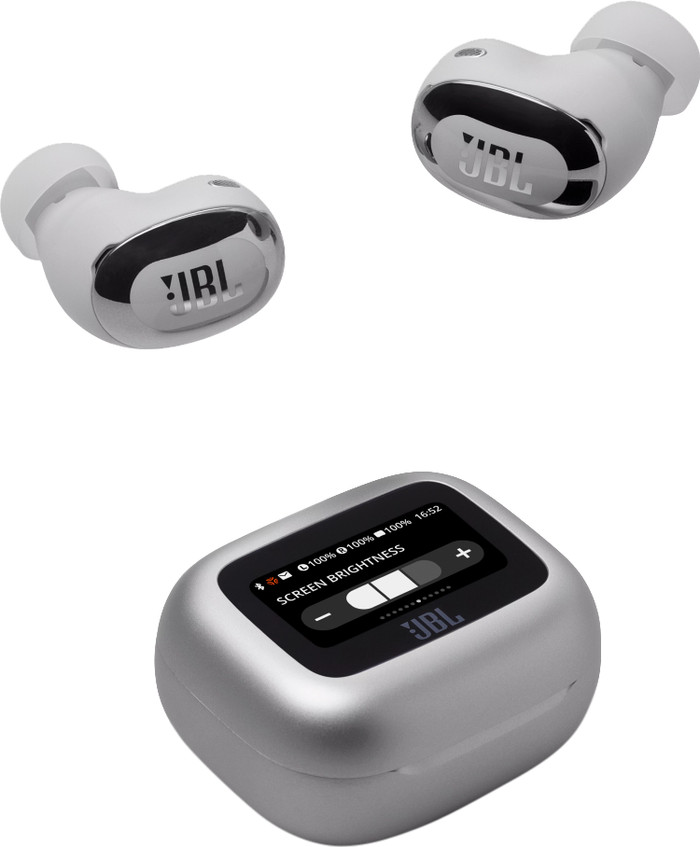 JBL Live Buds 3 Zilver detail