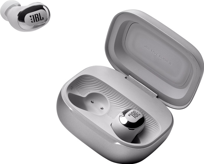 JBL Live Buds 3 Zilver detail