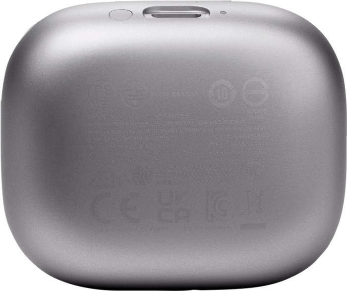JBL Live Buds 3 Zilver onderkant