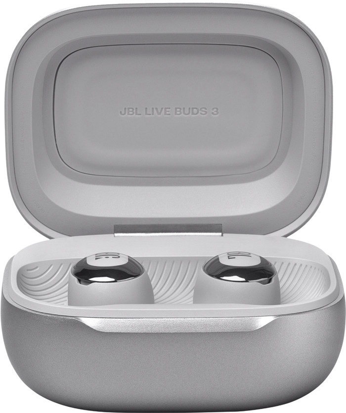 JBL Live Buds 3 Zilver detail