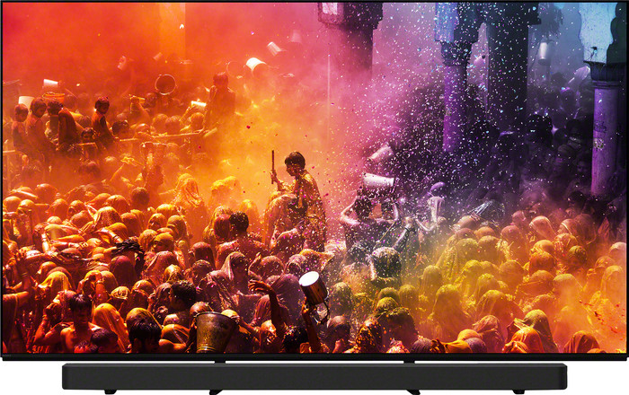 Sony 75" Bravia 9 4K QLED XR Mini-led (2024) + Sony Bravia Theatre Bar 9 product in gebruik