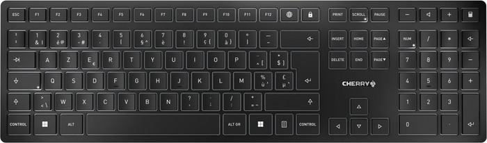 CHERRY DW 9500 SLIM Desktop Draadloze Toetsenbord en Muis Set Azerty Zwart detail