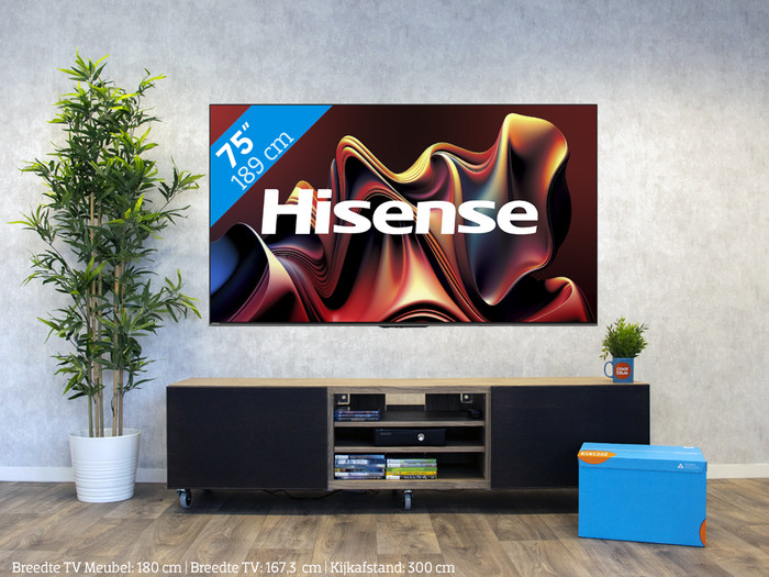 Hisense Mini-led 75U7NQ (2024) visual Coolblue 1