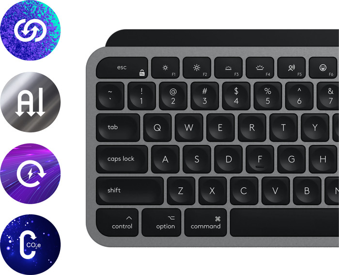 Logitech MX Keys S for Mac AZERTY Black + Logitech MX Master 3S for Mac Space Gray visual supplier