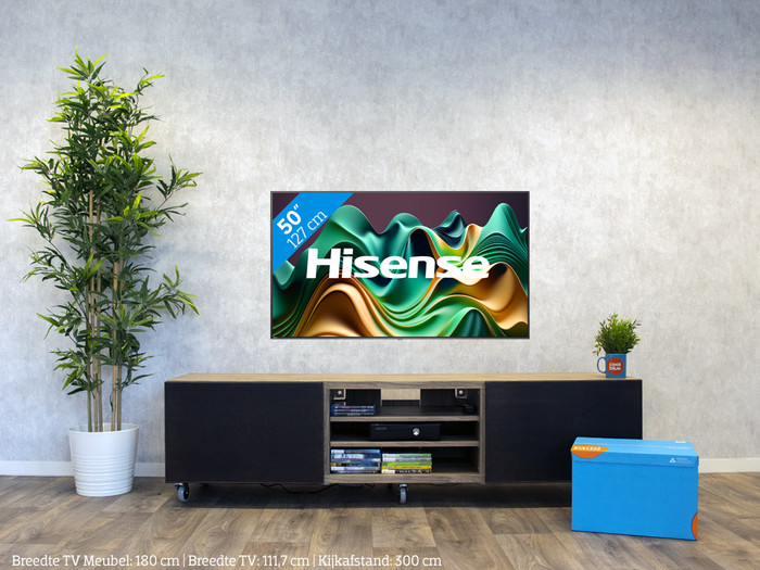 Hisense Mini-led 50U6NQ (2024) visual Coolblue 1