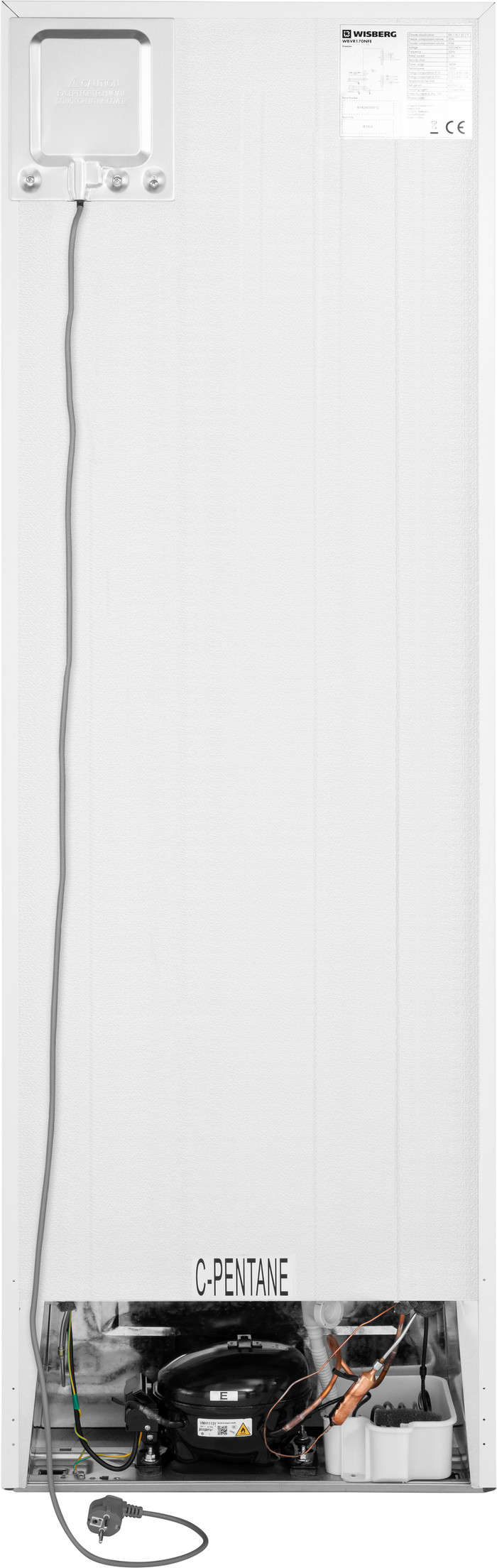 Wisberg WBVR170NFE achterkant