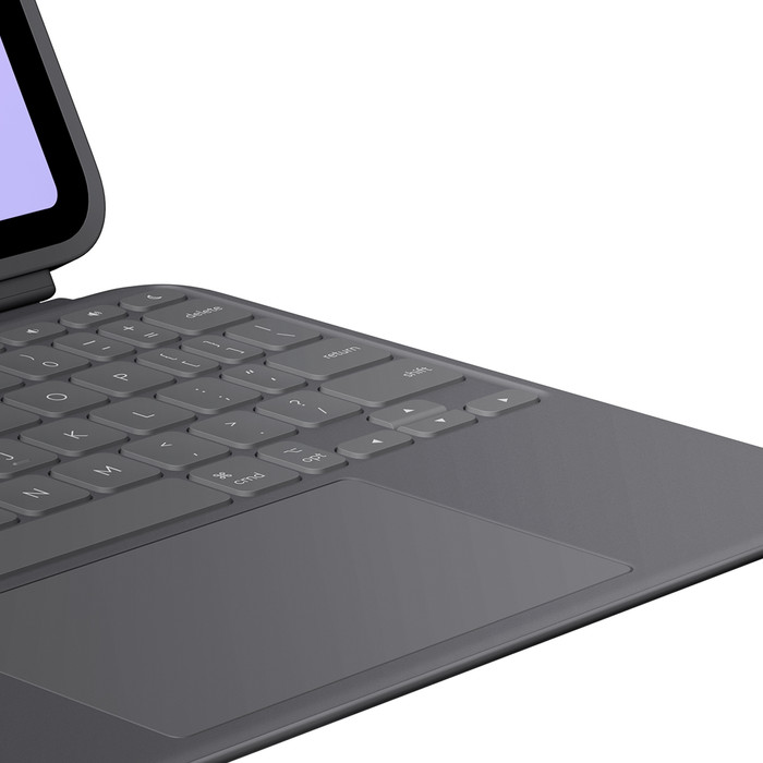 Logitech Combo Touch Apple iPad Pro 11" (2025/2024) Toetsenbord Hoes QWERTY Grijs detail