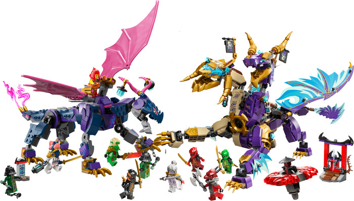 LEGO Ninjago Purple Dragon Duo 71836 + 71842 Main Image