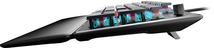 Turtle Beach Vulcan II Mechanisch Gaming Toetsenbord Zwart Qwerty rechterkant