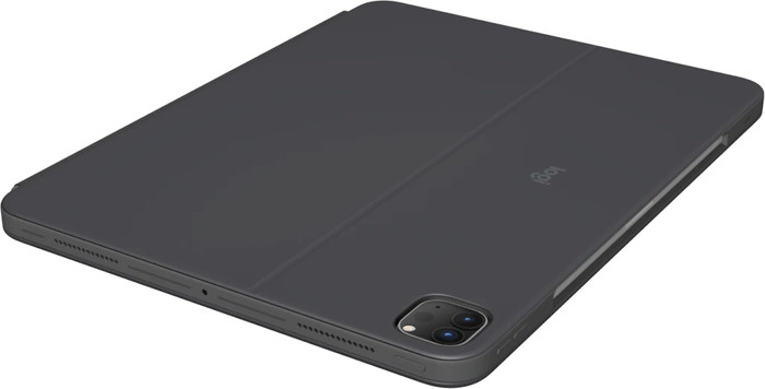 Logitech Combo Touch Apple iPad Air 11 Zoll (2025/2024) Tastaturhülle QWERTZ Grau rückseite