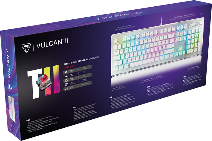 Turtle Beach Vulcan II Mechanical Gaming Keyboard Black QWERTY packaging