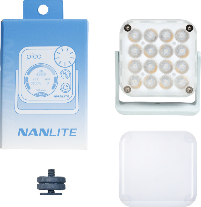 Nanlite Pico LED Mini Pocket Light Mint Blue accessoire