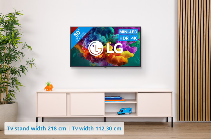 LG Mini-LED 50 inches QNED85 (2026) visual Coolblue 1