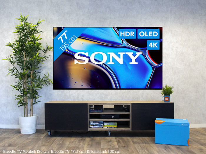 Sony 77'' Bravia 8 OLED 4K (2024) visual Coolblue 1