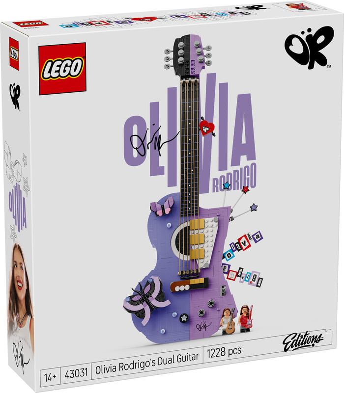 LEGO Editions Olivia Rodrigo's Dubbele Gitaar 43031 verpakking