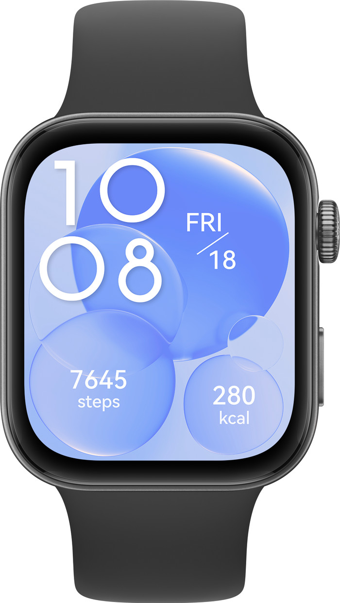 Huawei Watch Fit 3 Zwart voorkant