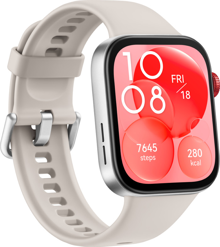 Huawei Watch Fit 3 Silver/White left side