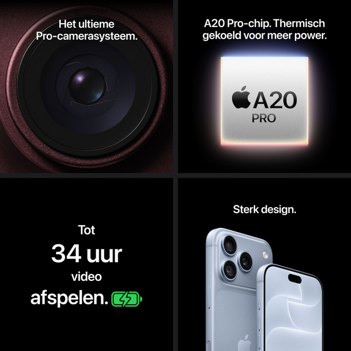 Apple iPhone 18 Pro 2TB Zwart visual leverancier
