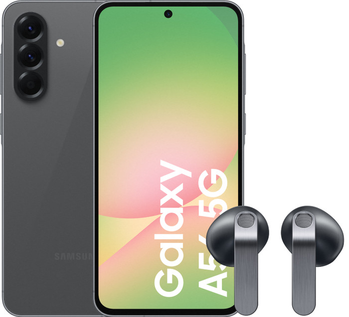 Samsung Galaxy A56 128GB Zwart 5G + Samsung Galaxy Buds4 Zwart Main Image