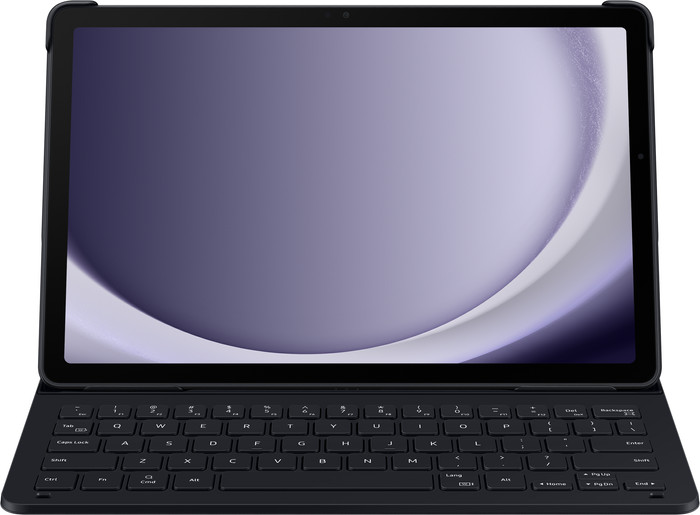 Samsung Galaxy Tab A9 Plus Toetsenbord Hoes QWERTY Zwart voorkant