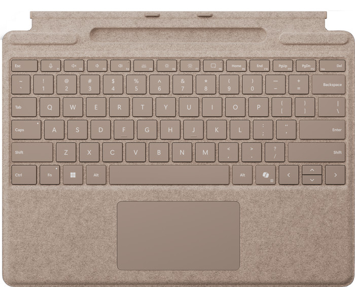 Microsoft Surface Pro 13 Inch Type Cover met Slim Pen Duinzand Qwerty bovenkant