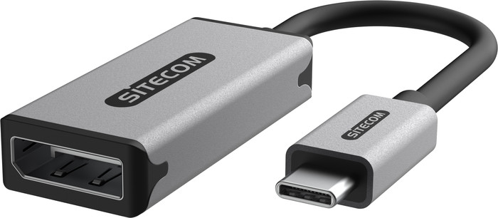 Sitecom USB-C naar DisplayPort 1.4 Adapter onderkant