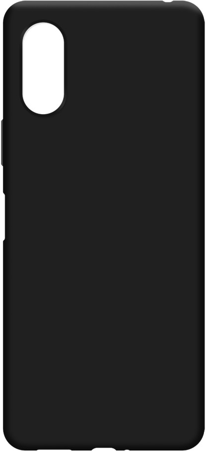 Just in Case Soft Design Sony Xperia 10 VI Back Cover Zwart achterkant