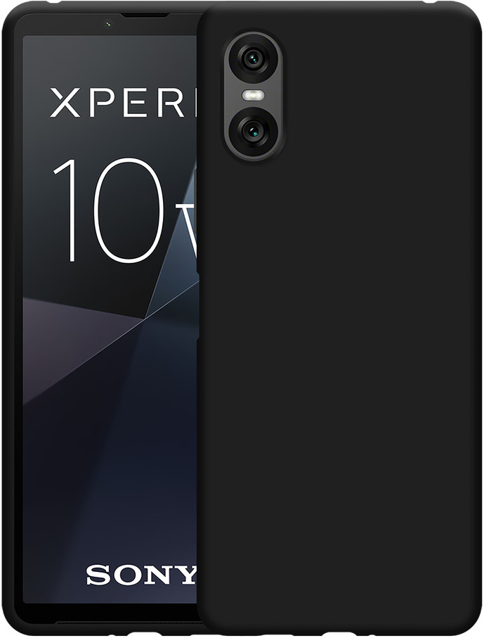 Just in Case Soft Design Sony Xperia 10 VI Back Cover Zwart visual leverancier