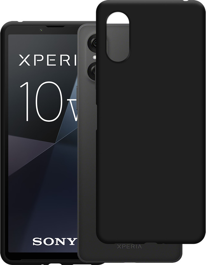Just in Case Soft Design Sony Xperia 10 VI Back Cover Zwart visual leverancier