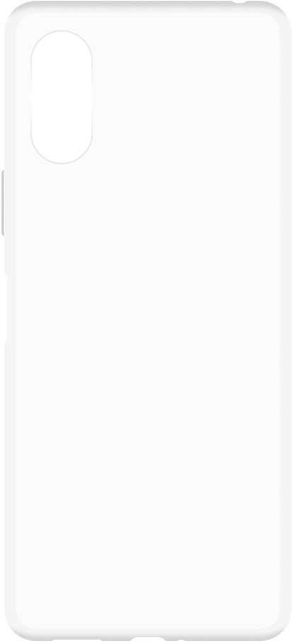 Just in Case Soft Design Sony Xperia 10 VI Back Cover Transparant achterkant