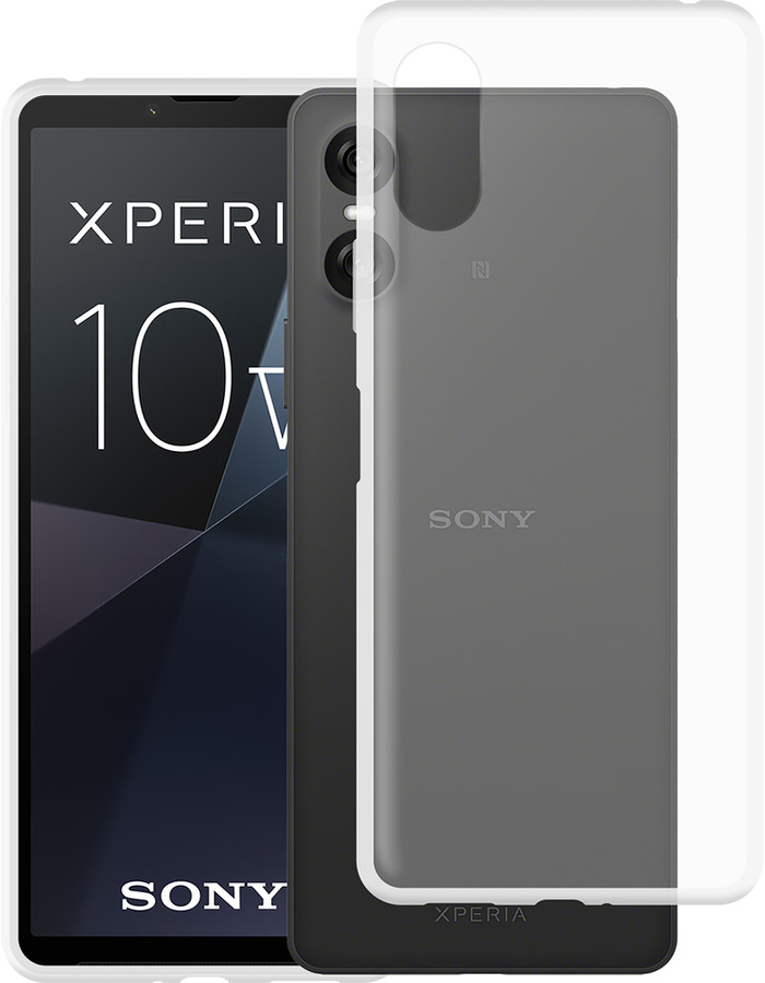Just in Case Soft Design Sony Xperia 10 VI Back Cover Transparant visual leverancier
