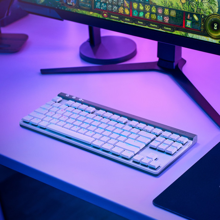 Logitech G515 TKL LIGHTSPEED Gaming Keyboard AZERTY White visual supplier