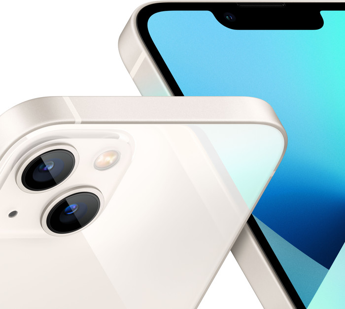 Apple iPhone 13 128GB Witgoud detail