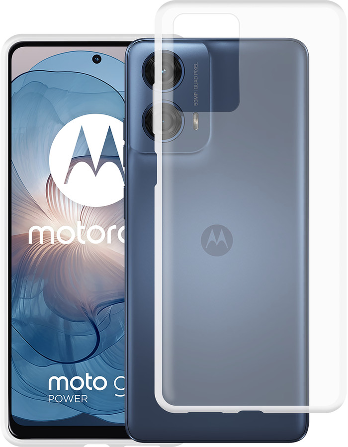 Just in Case Soft Design Moto G04/G04S/G24/G24 Power Back Cover Transparant visual leverancier